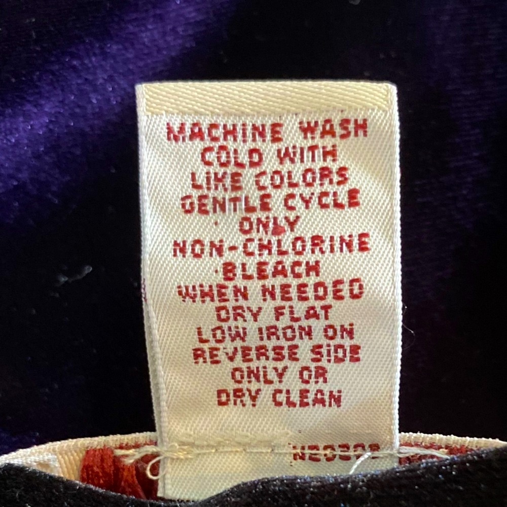 BECHAMEL blouse; Velvet Velour Floral Tunic Top". features a color block pattern - Picture 6 of 6